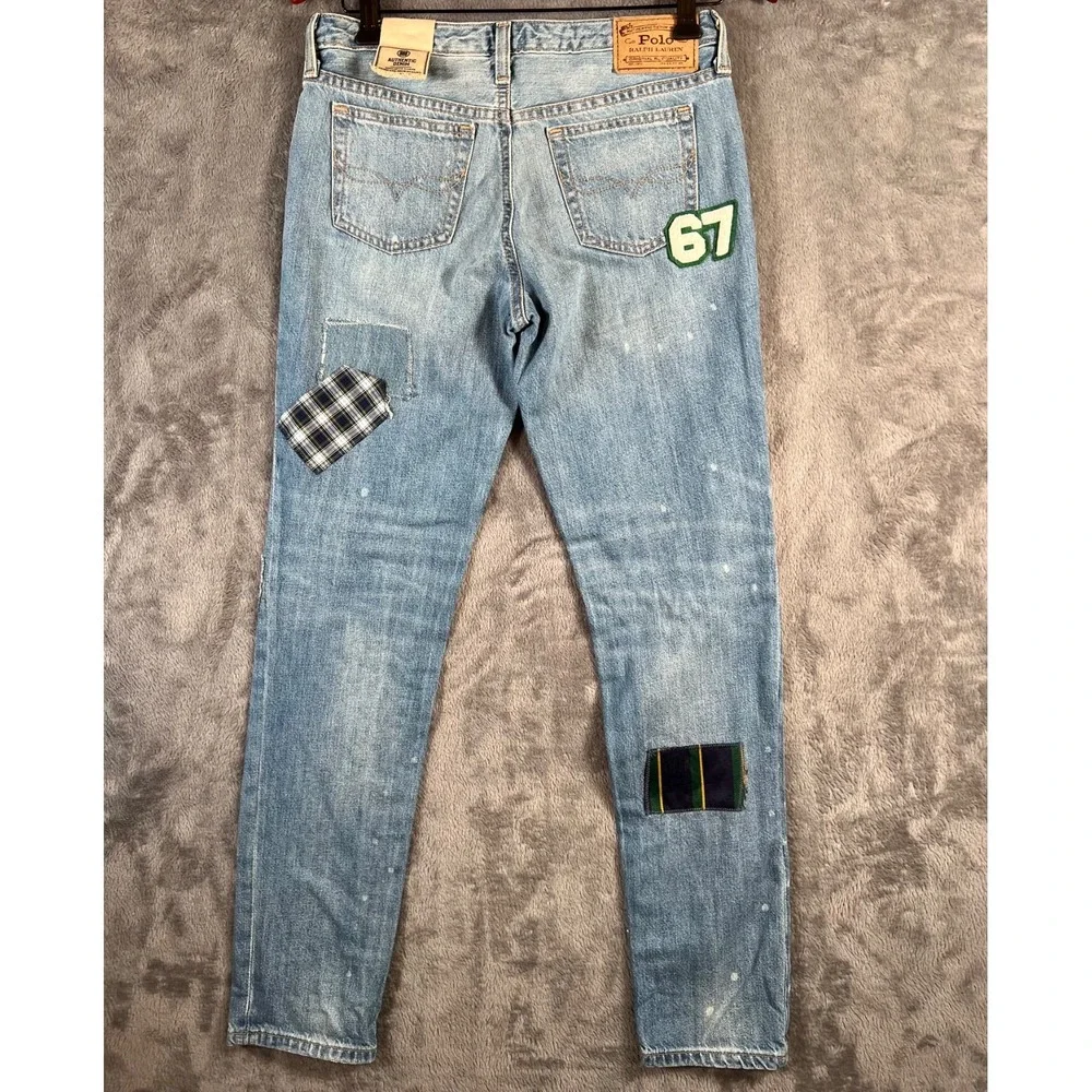 Polo Ralph Lauren Kids Jeans 16 fits 29x29 Astor Slim Boyfriend Patchwork